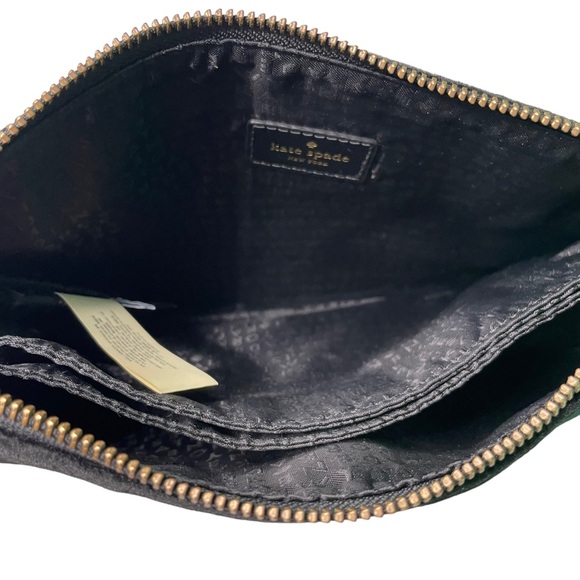 Kate Spade New York 249634 Womens Dawn Place Velvet Madelyne Hand Bag Black. - Picture 12 of 15